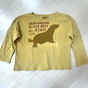 Kids Bobo Choses long sleeve printed tee, size 4-5 years